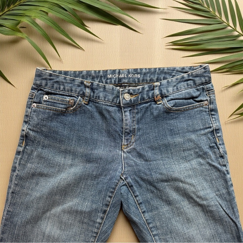 MICHAEL KORS Jeans – Size 6P – Petite Bootcut with Studded Back Pockets - Picture 2 of 9